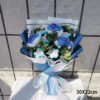 Creative Bouquet Knitted Roses Carnations Flowers Hand-Knitted Birthday Crochet Teacher's Day Valentine Christmas Gifts