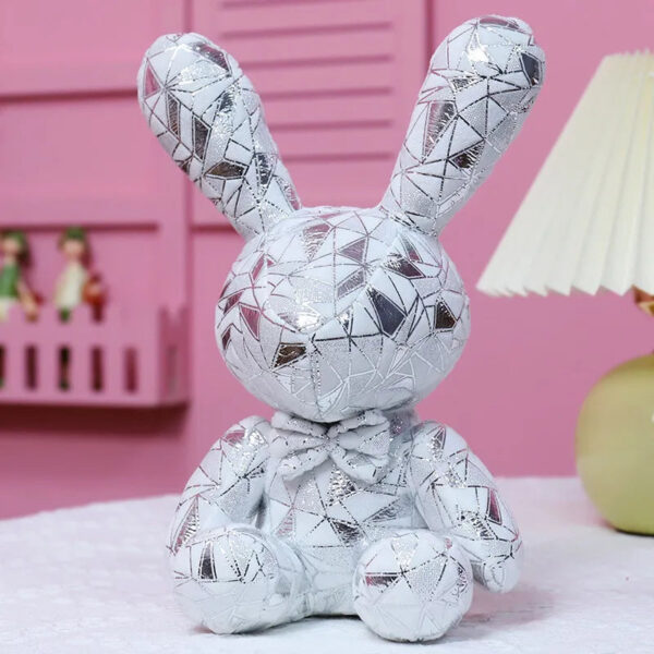Peluche Abstract Geometrical Shiny Bunny & Teddy