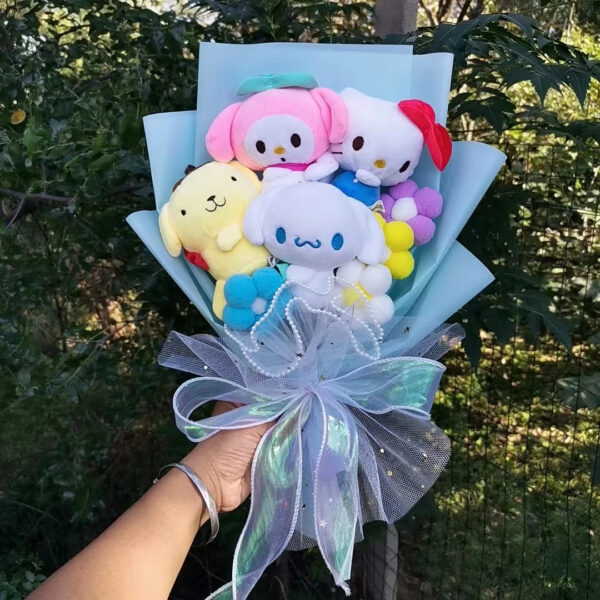 Bouquet Fleur Peluche Lapin Sanrio