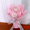Christma Sanrio Kuromi Hello Kitty Cinnamoroll Cartoon Plush Bouquet Rose Wedding Party Decoration Valentine's Day Gift Promotio