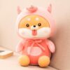 Jouets en peluche Doge Dog Dressed as Animals (chien habillé comme un animal)