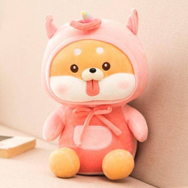 Jouets en peluche Doge Dog Dressed as Animals (chien habillé comme un animal)