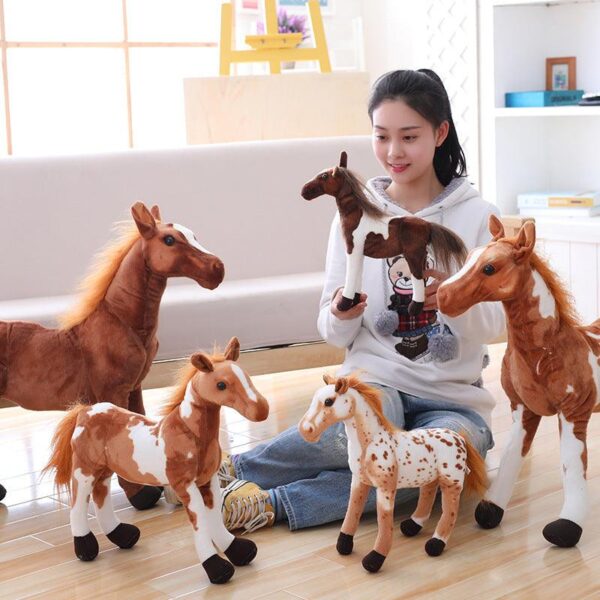 a3160eba5a83e9d99a43c8e3f1a23b00_eb1f7206-c6f5-4b80-8c8b-7e8329b2ec7b.jpg Jouets en peluche 12"-24" Simulation de cheval, superbes cadeaux pour les amoureux des chevaux