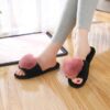 Chaussons en peluche pour femmes Hear Pom Pom