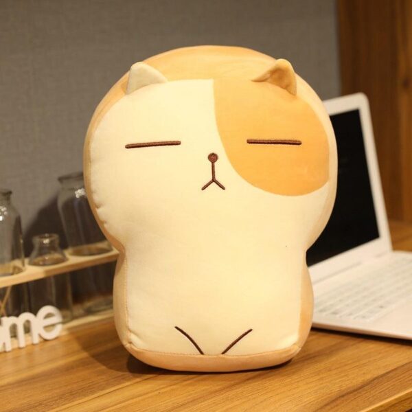 Oreiller peluche chat kawaii 12"-16