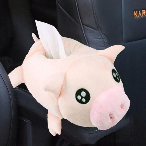 Peluche poule créative pour accoudoir de voiture