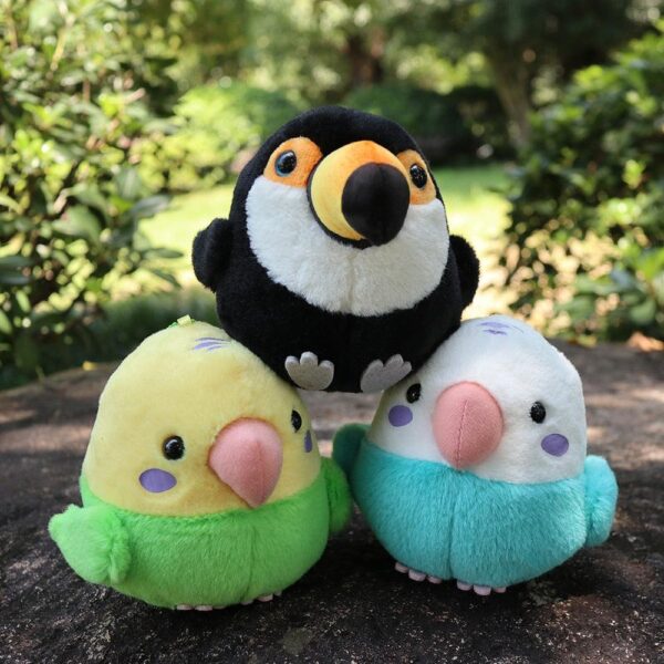 adc2851b-3005-43e1-b710-a77e4cbc3aa0.jpg Peluches Toucan, Perruche et Cockatiel