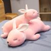Grand Lapin Rose Doux et Doux Jouets en Peluche