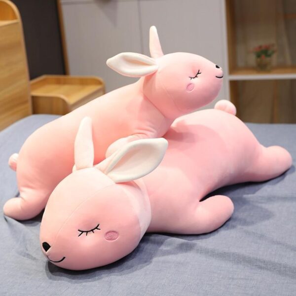 b013ef68-6bc2-46c1-9131-95c797431e44_794fa90d-3a11-4918-88b6-1df8b67e81e6.jpg Grand Lapin Rose Doux et Doux Jouets en Peluche