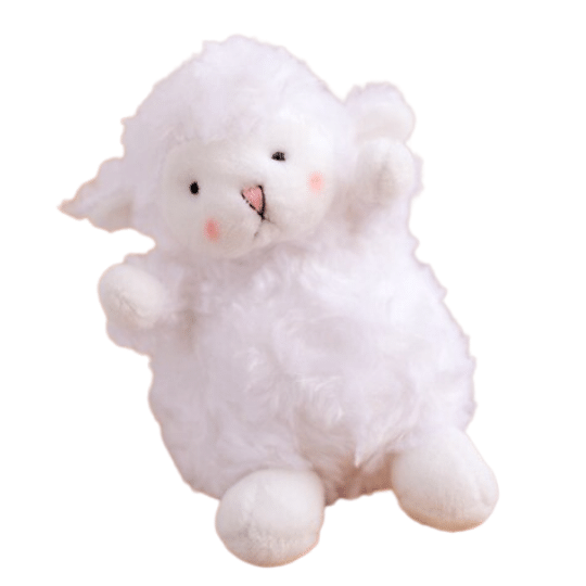 b037ee8e-7dda-40d4-80f2-ac05871bc3fb.png Peluche porte-clés agneau duveteux