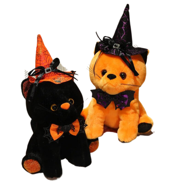 Peluche Halloween Witchy Kitty Cat