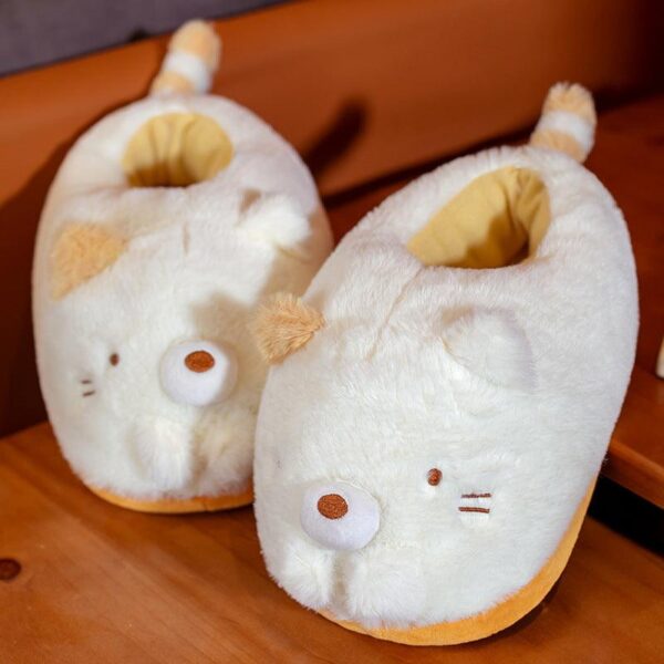 Adorables chaussons en peluche en forme d'animaux, parfaits pour les cadeaux