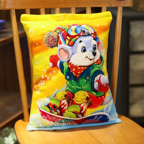 Jouets en peluche amusants en forme de chips