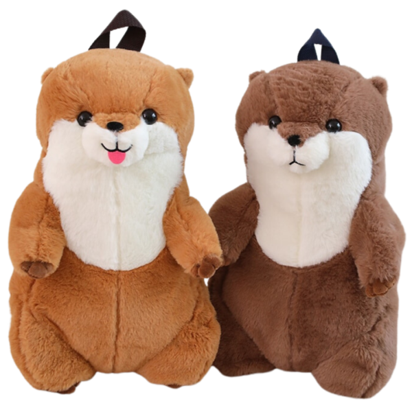 b2a5418a-8cba-4778-b644-eabf778c864a.png Adorable sac à dos Loutre en peluche