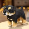 Animaux en peluche chiens mignons