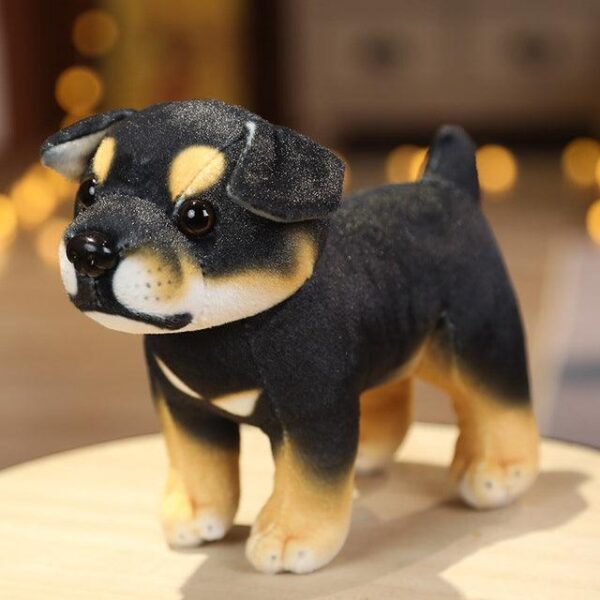 Animaux en peluche chiens mignons