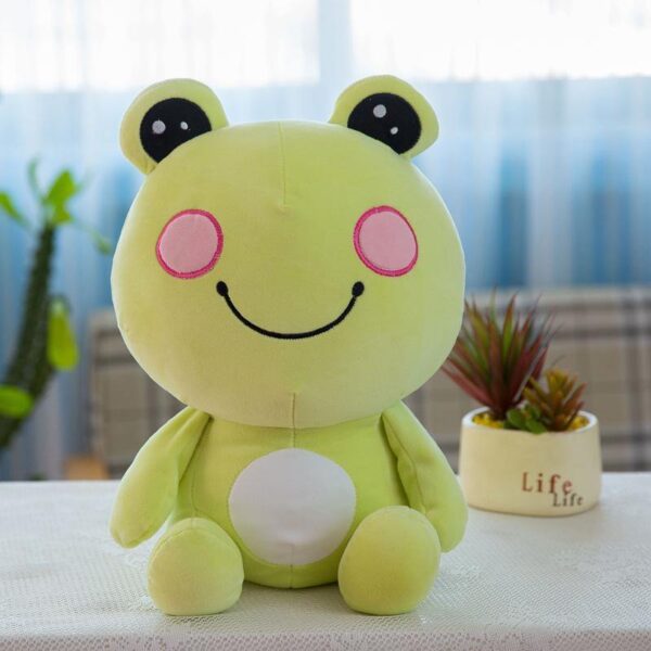 Peluche poupée grenouille