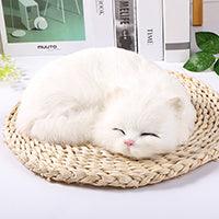 Poupées en peluche hyper réalistes pour chats endormis