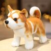 Animaux en peluche chiens mignons