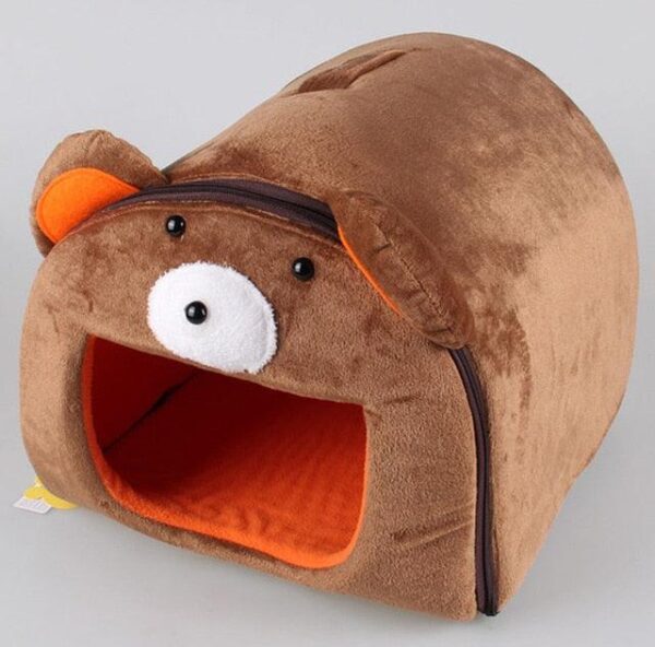 Lit d'hiver en peluche pour hamster, cochon d'Inde, minuscule lit pour chat