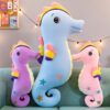 Peluches hippocampe coloré