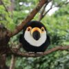 Peluches Toucan, Perruche et Cockatiel