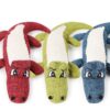 Jouets à mâcher pour chien en forme de crocodile