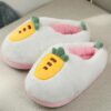 Chaussons en peluche chauds pour femmes