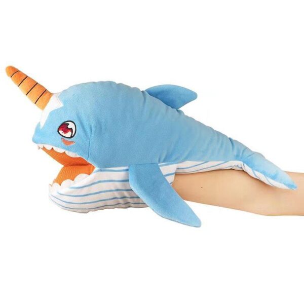 Narval Animal en peluche Marionnette à main