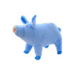 Cochon Bleu Peluche