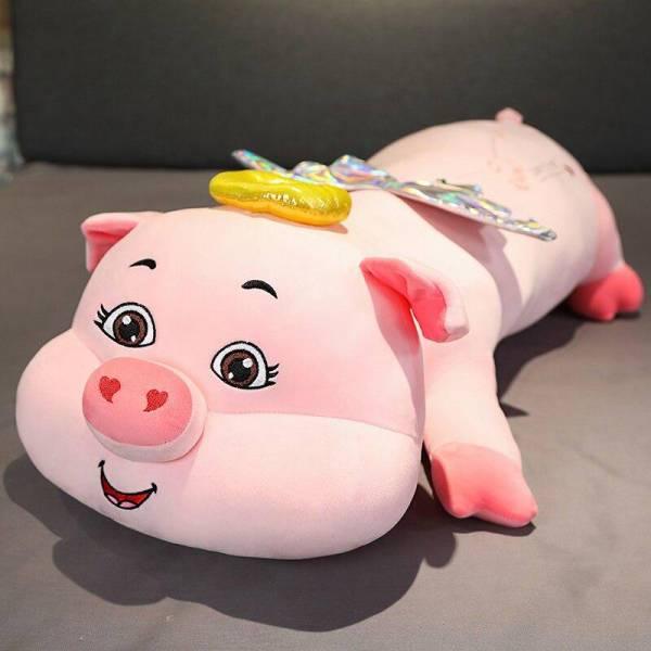 Cochon en Peluche Géante