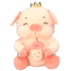 Cochon En Peluche Rose