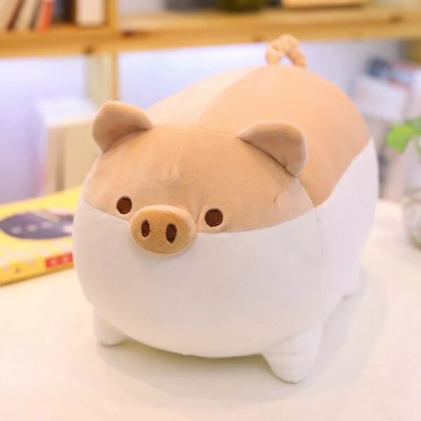 Cochon Rose En Peluche