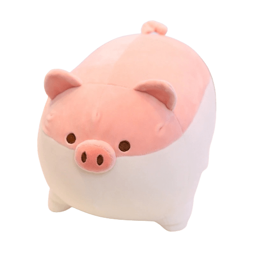 Cochon Rose En Peluche