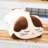 Oreiller en peluche pour chat avec duvet et coton
