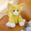 Peluches chat floues et colorées