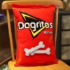Jouets en peluche amusants en forme de chips