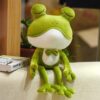 Poupée en peluche grenouille mignonne et super mignonne