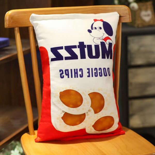 Jouets en peluche amusants en forme de chips