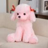 Peluches caniche assis