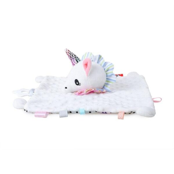 Doudou Bébé Licorne Blanche