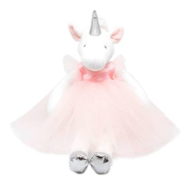 Doudou Licorne Rose