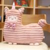 Peluche lama licorne nœud papillon