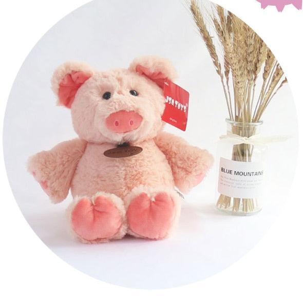 Jouets en peluche 9" Animaux en peluche cochons blancs et roses de dessins animés