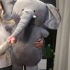 Grande peluche doudou éléphant gris xxl