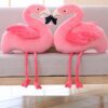 Peluche oiseau flamant rose