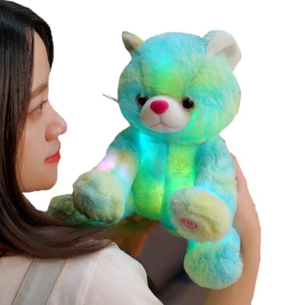 f2766a98-8ed0-4d41-9ffb-d44ce5402843_52d20177-d4d5-4953-9c1a-7de2c1ff1f19.jpg Jouet peluche chat vert lumineux à LED