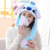 Chapeaux en peluche licorne, cochon et panda