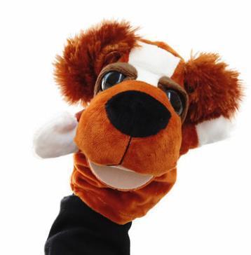 Marionnettes à doigts éducatives en forme d'animaux doux