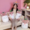 Jouet peluche petit hamster en coton doux avec flûte